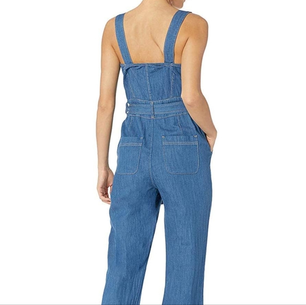 Ella Moss Denim Jumpsuit Sz 27 - Picture 4 of 13